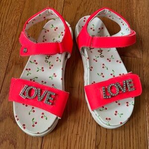 Naturino Cherry Print Sandals